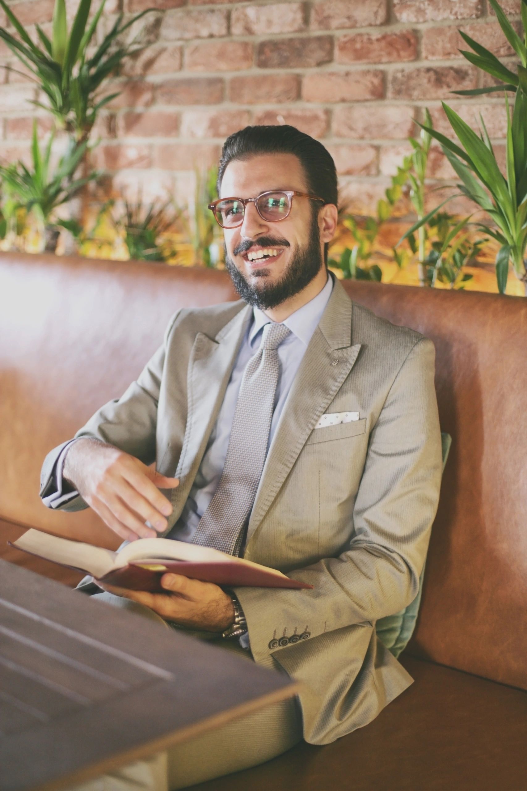 Pastor studying and preparing in a quiet office